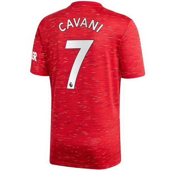 Maglia Manchester United NO.7 Cavani Prima 20/21 Rosso